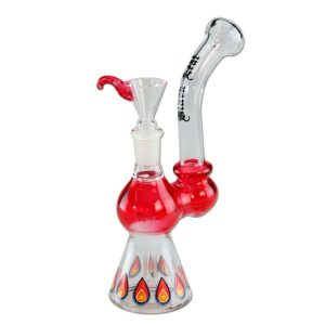 Bong Cristal Diffusor Red &amp; Fire 18 cm.