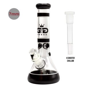 Bong Cristal Ice Grace Diffusor gerade 30 cm.