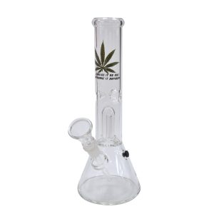Bong Cristal Ice Percolator Blatt 26 cm.