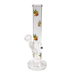 Bong Cristal Icer Right Rasta Blätter 27 cm.