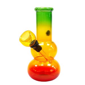 Bong Cristal Mini Leaf # 2 - 12 cm.