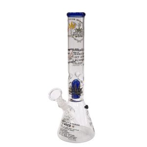 Bong Cristal Percolator Eisrauch Unkraut 30 cm.
