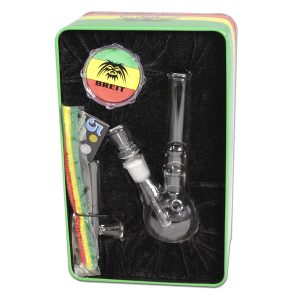 Bong Cristal Set Grinder &amp; Pipa Cleaner 18 cm. #3