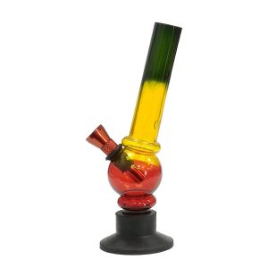 Bong Plastikblase Rasta 18 cm.