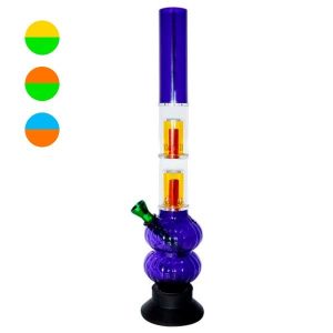 Percolateur en plastique Bong Double 30 cm.