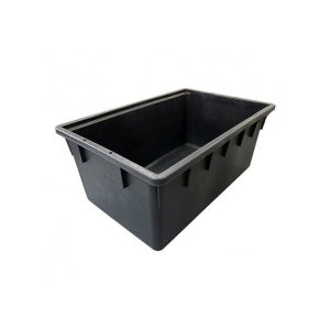 Rechteckungstank 80 lt. 78 x 48 x 30 cm. Schwarz