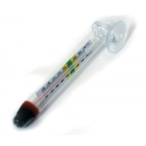 Thermometer with suction cup