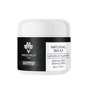 Natural Balsam Tattoos 500 mg. CBD und 500 mg. CBG Weasiness