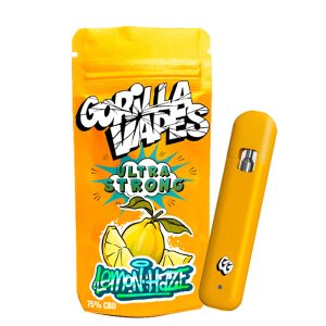 CBD vaper Gorilla Grillz 75 % Lemon Haze 1 ml.