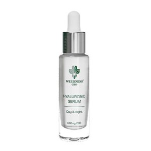 24 h Hyaluronsäureserum. 600 mg. CBD 30 ml. Weda