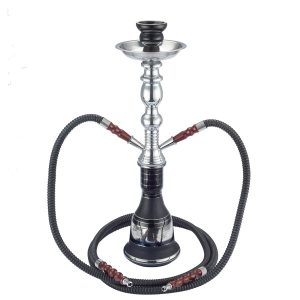 Shisha All Mellou Black &amp; Silver 50 cm.