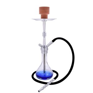 Shisha Oulmes Silber/Blau 55 cm.