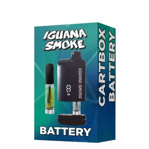 Bateria Vapeador Cartridge 650 mAh Petaca Lcd Screen Iguana Smoke